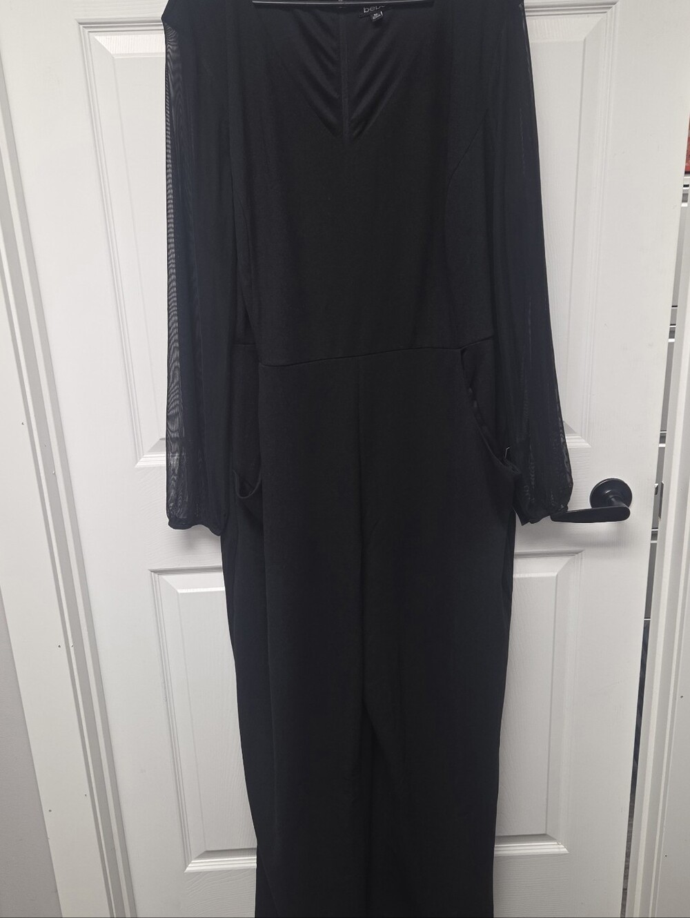 New Bebe women's 2XL black jumpsuit